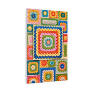 Granny-Square Concentric Abstraction Wall Art & Canvas Print