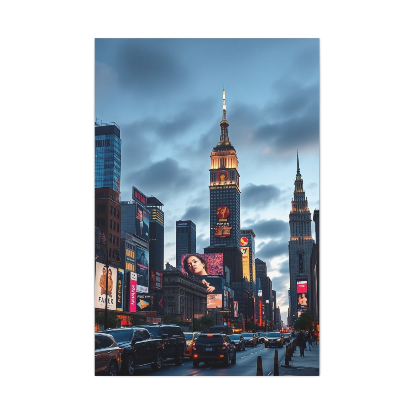 Concrete Jungle Elegance Wall Art & Canvas Print