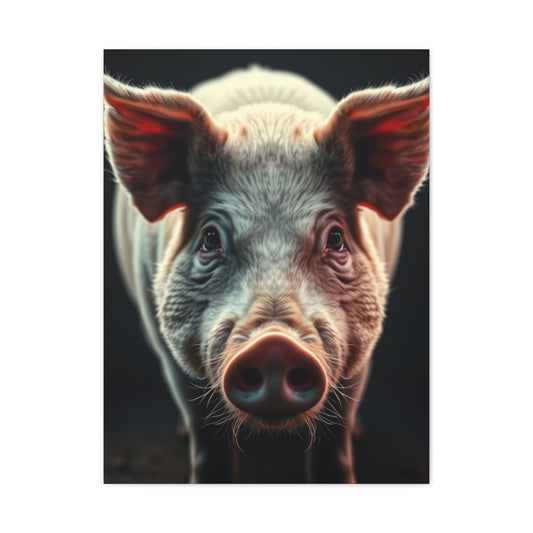 Pig Art Canvas Art 10 Wall Art & Canvas Print