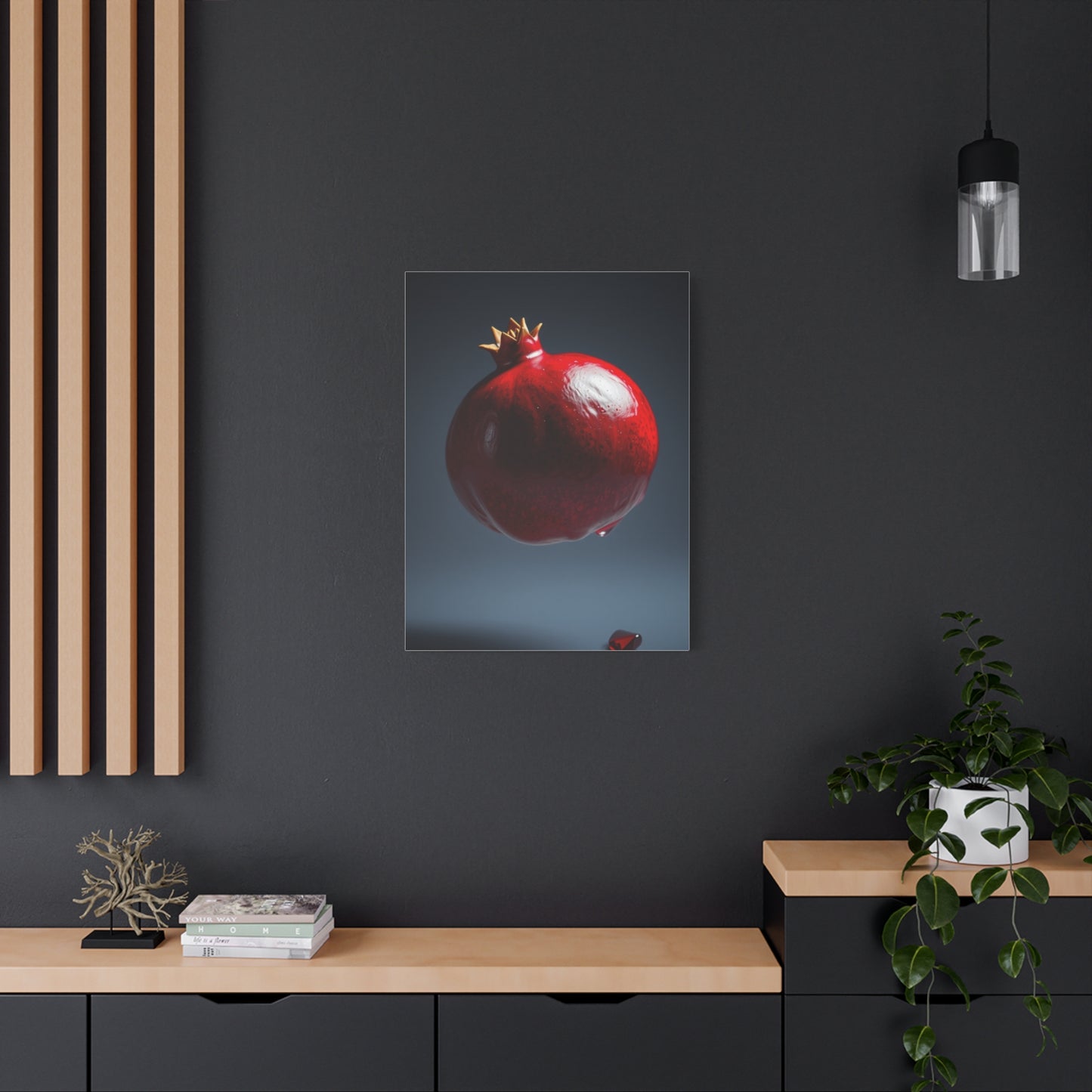 Crimson Twilight Elegance Wall Art & Canvas Print