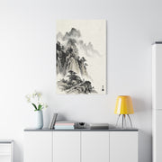 Japanese Sumi-e Mountain Path Wall Art & Canvas Print
