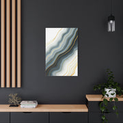 Grey Marble Gold Vein Abstract Wall Art & Canvas Prints