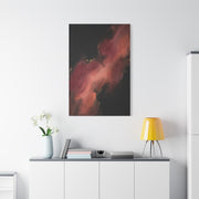 Red and Black Smoky Luxury Abstract Wall Art & Canvas Print