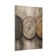 Natural Wood Grain Tree Rings Abstract Trees Wall Art & Canvas Print