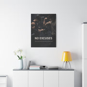 No Excuses Power Training Wall Art & Canvas Print