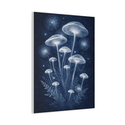 Luminous Blue Herbarium Cyanotype Wall Art & Canvas Print