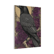 Dark Raven Moon Folk Wall Art & Canvas Print