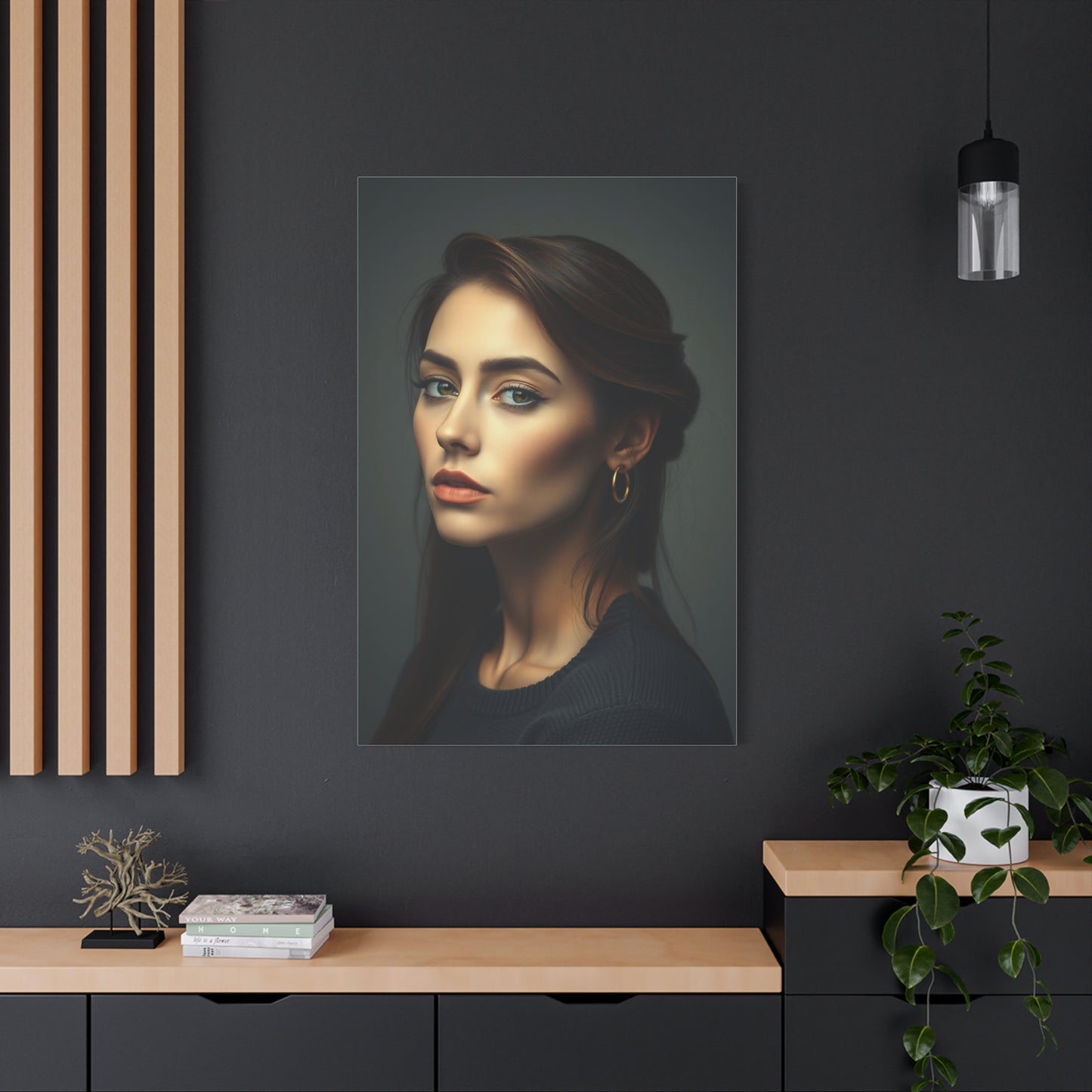 Masterpiece Female Portrait Art Vision Wall Art & Canvas Print
