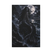 Moonlit Gothic Siren Darkness Wall Art & Canvas Print