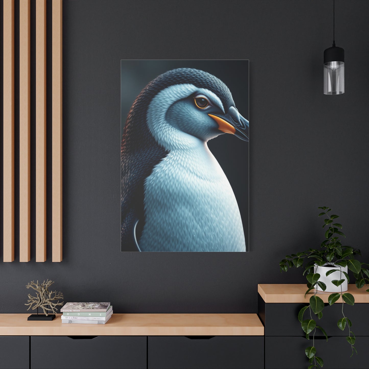 Penguin Art Supreme Canvas Wall Art & Canvas Print