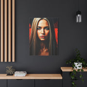 Intense Gaze Modern Portrait Wall Art & Canvas Print