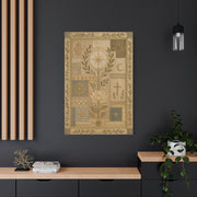 Interfaith Sacred Symbol Textile Wall Art & Canvas Print