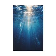 Underwater Sunlight Depth Ocean Scene Wall Art & Canvas Print