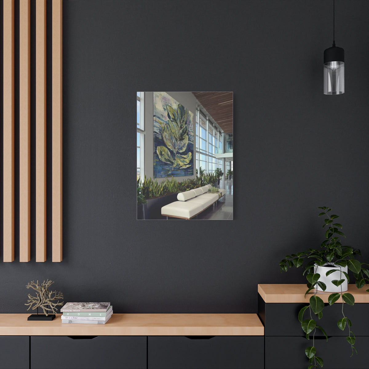 Botanical Biophilic Corporate Reception Wall Art & Canvas Print