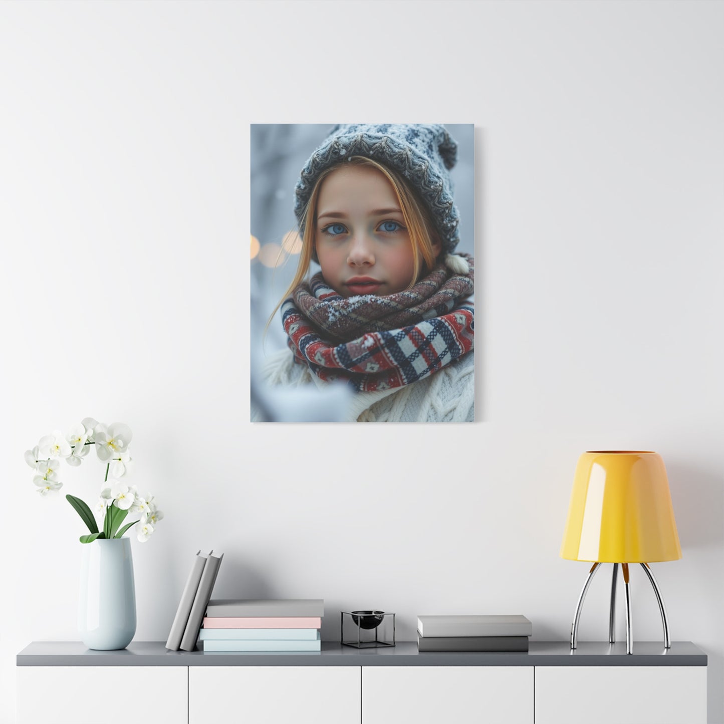 Glistening Frost Canvas Wall Art & Canvas Print