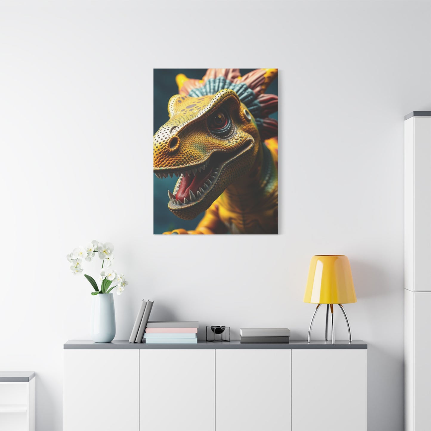 Kid’s Dinosaur Art Supreme Canvas Wall Art & Canvas Print