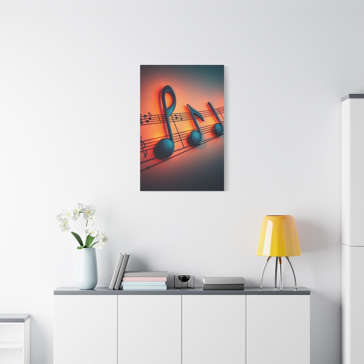 Musical Notes Art Supreme Canvas Wall Art & Canvas Print