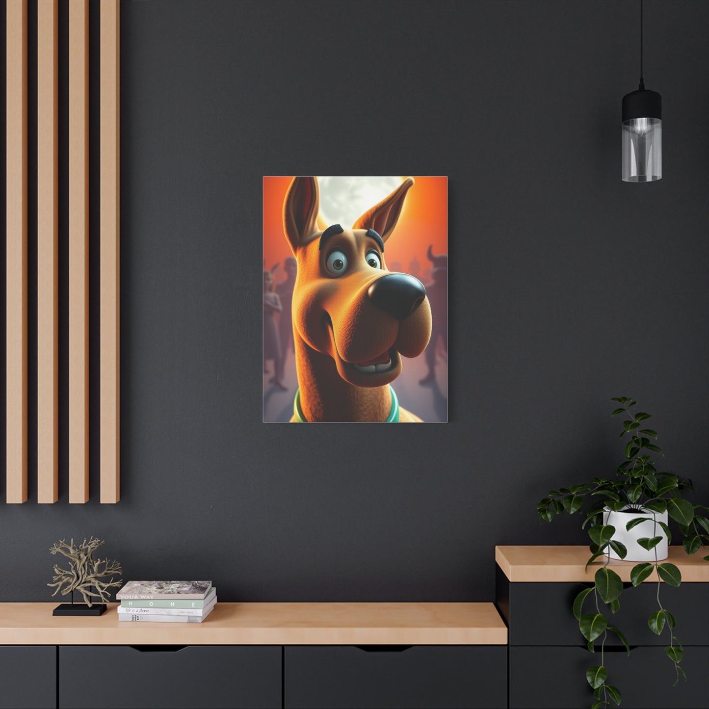 Scooby-Doo (TV Series) Characters Art Supreme Canvas Wall Art & Canvas Print