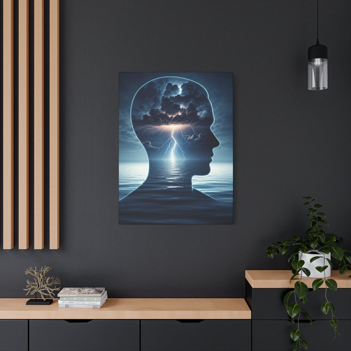 Mind Storm Reflection Wall Art & Canvas Prints