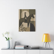 Equestrian Editorial Profile Composition Wall Art & Canvas Print