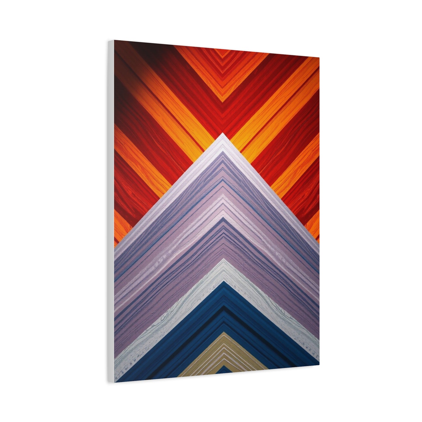 Chevron Pattern Art Supreme Canvas Wall Art & Canvas Print