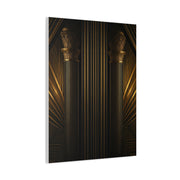 Golden Pillars Art Deco Grandeur Wall Art & Canvas Prints