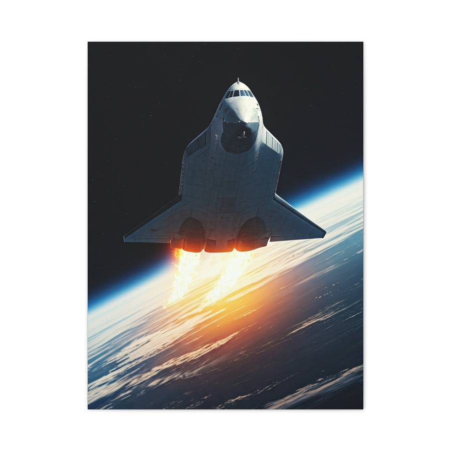 Space Shuttle Earth Ascent Wall Art & Canvas Prints
