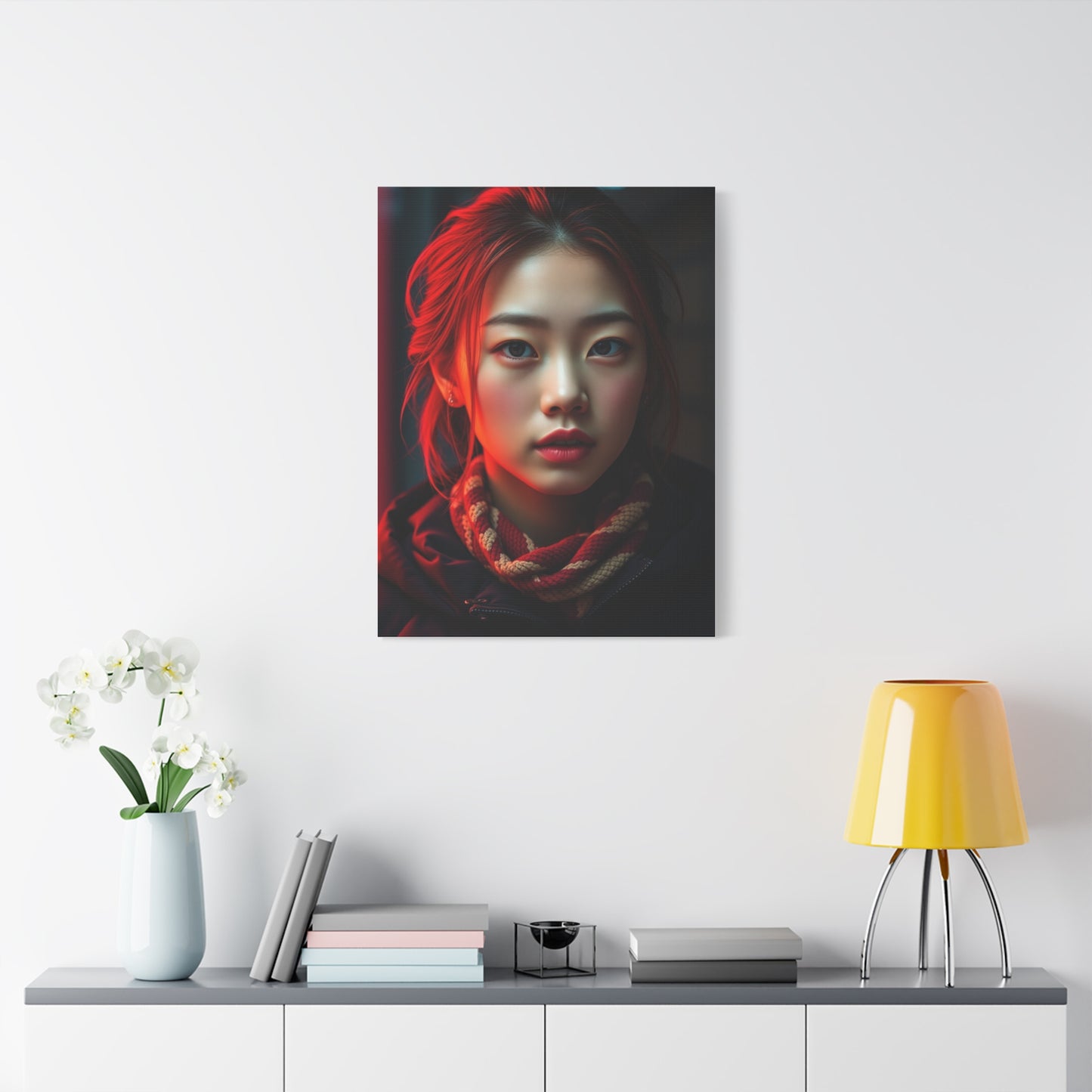 Carmine Elegance Piece Wall Art & Canvas Print