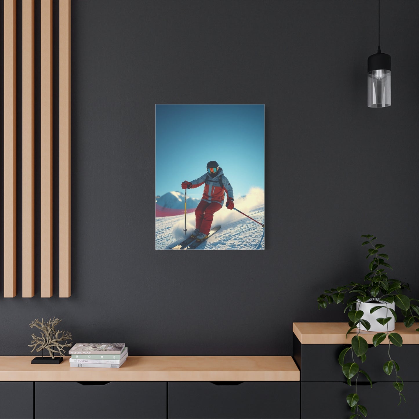 Supreme Skiing Art Beautiful Collection Wall Art & Canvas Print