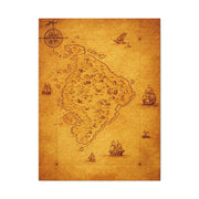 Old Pirate Island Chart Wall Art & Canvas Prints
