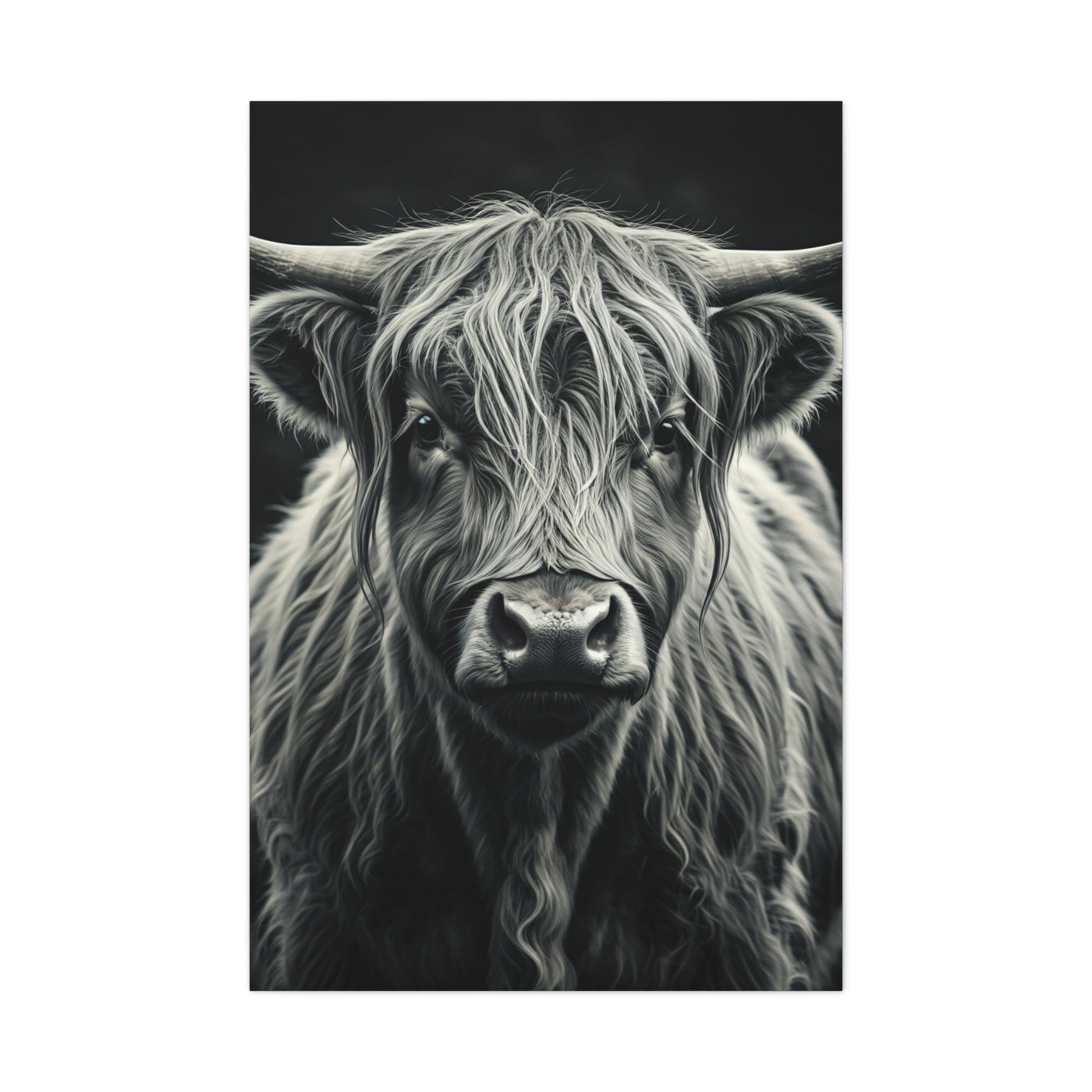 Highland Longhorn Portrait Wall Art & Canvas Prints