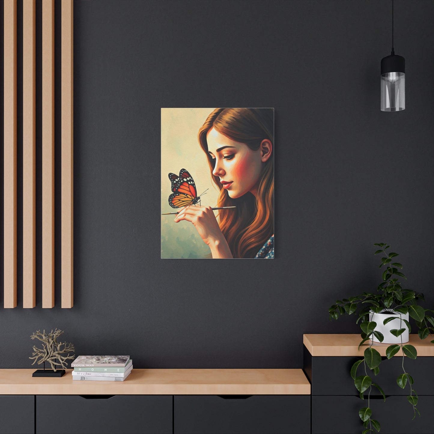 Butterfly Inspiration Portrait Wall Art & Canvas Prints