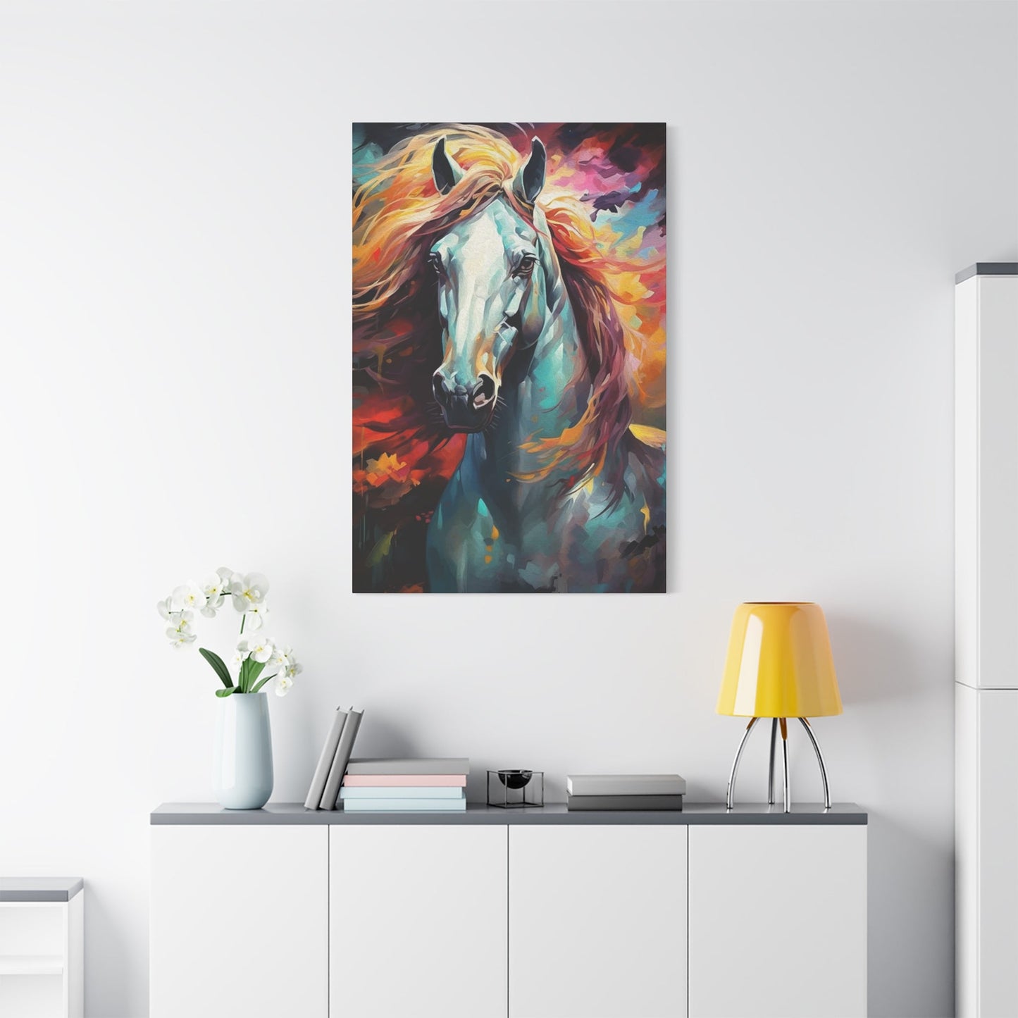Colorful Horse Wall Art & Canvas Prints