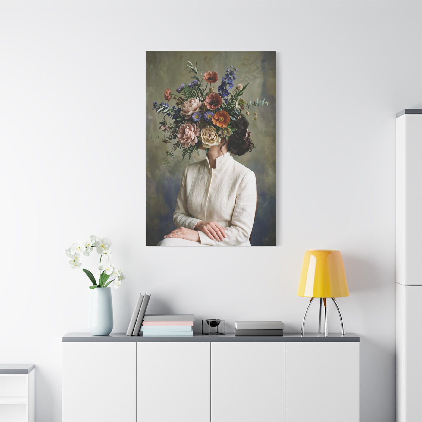 Botanical Identity Portrait Study Wall Art & Canvas Print