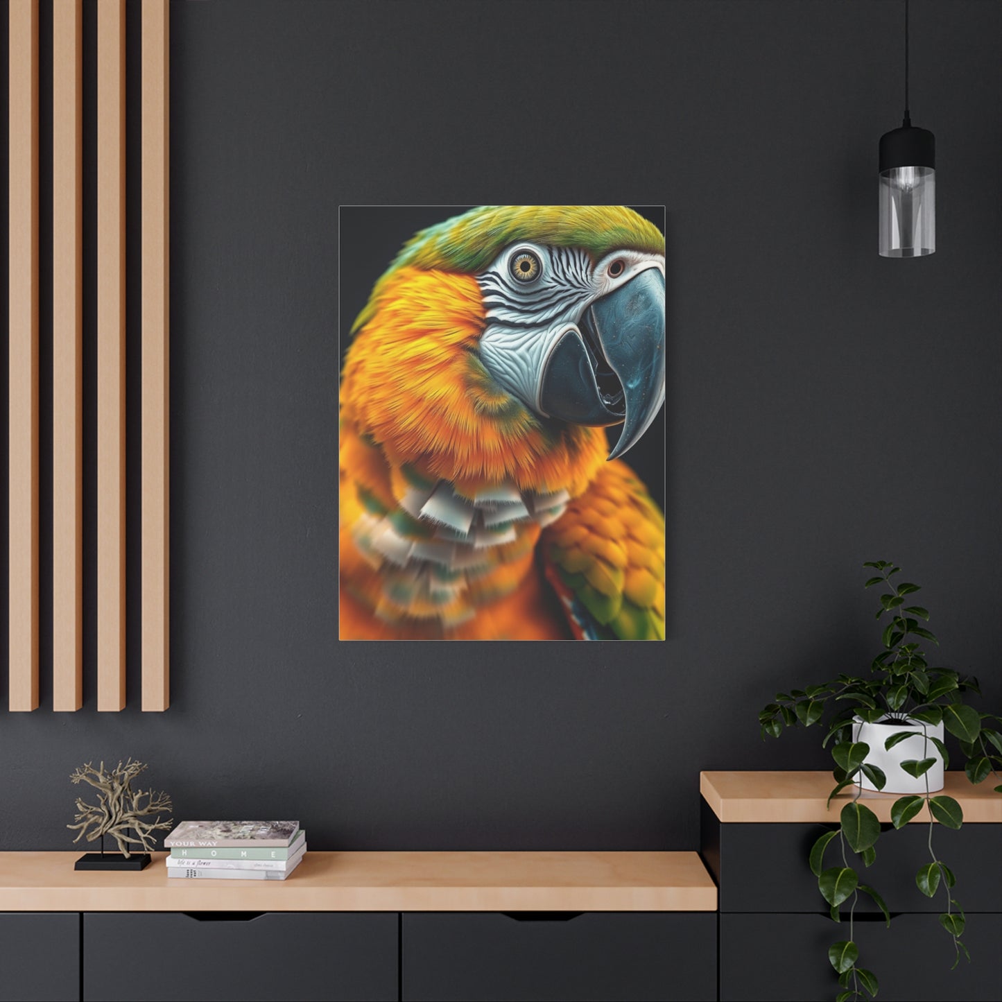 Vision Parrot Art Art Wall Art & Canvas Print
