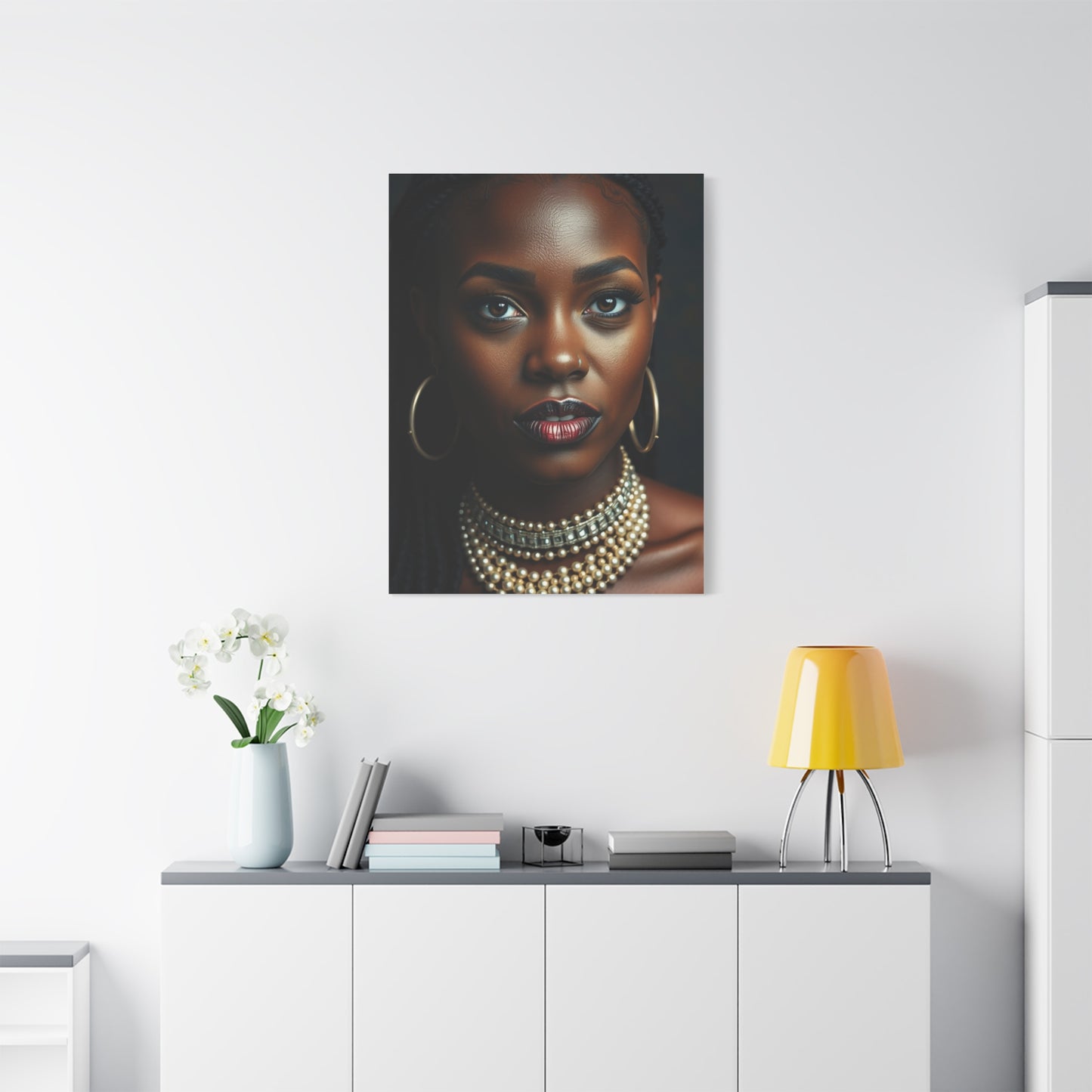Masterpiece Domonique Brown Art Vision Wall Art & Canvas Print