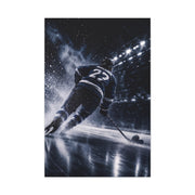 Hockey Speed Burst Sports Wall Art & Canvas Print