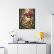 Fantasy Mushroom Forest Panorama Wall Art & Canvas Print