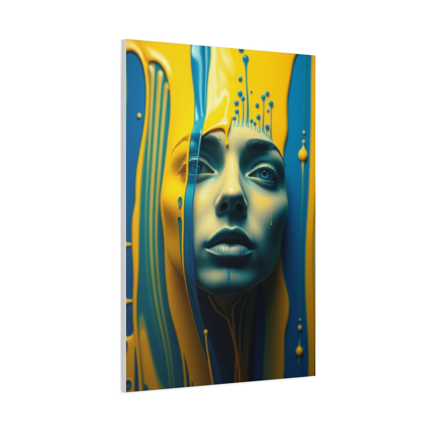 Collection Blue & Yellow Art Art Wall Art & Canvas Print