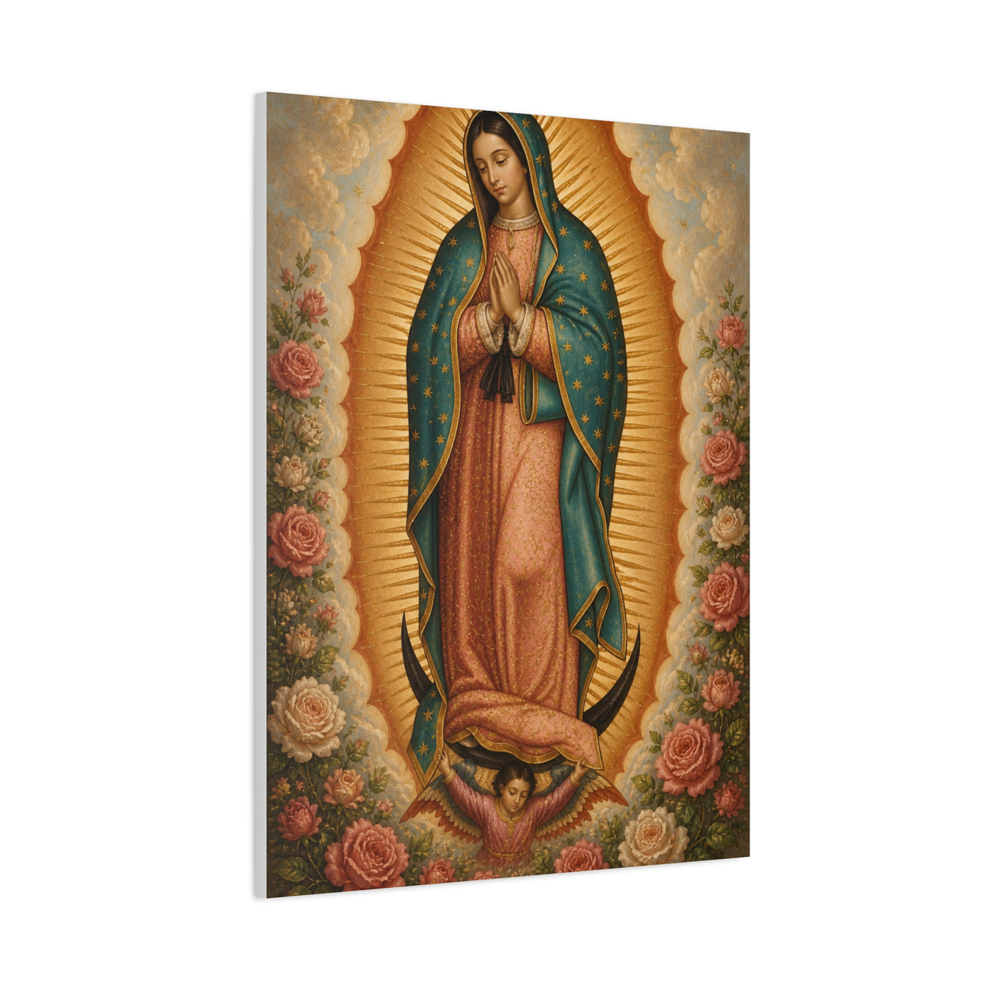 Our Lady of Guadalupe Sacred Icon Wall Art & Canvas Print