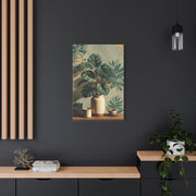 Tropical Green Botanical Still Life Wall Art & Canvas Print