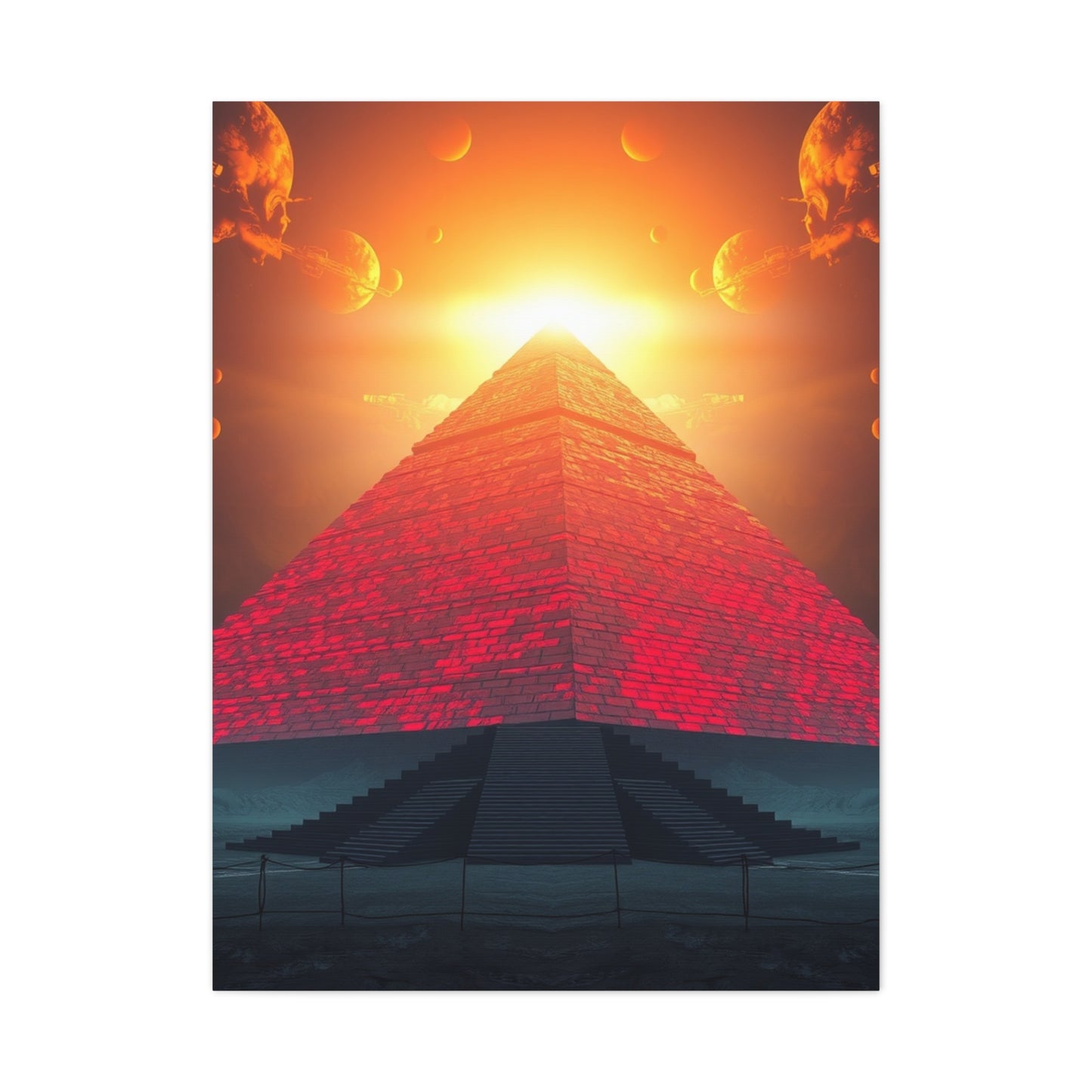 Pyramid Art Canvas Art 9 Wall Art & Canvas Print