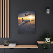 Sunset Squadron Patrol Flight Wall Art & Canvas Prints