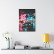 Lamborghini Huracán Neon Miami Nights Wall Art & Canvas Prints