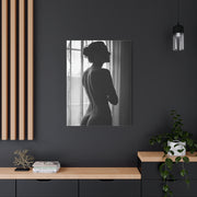 Window Light Silhouette Nude Wall Art & Canvas Print