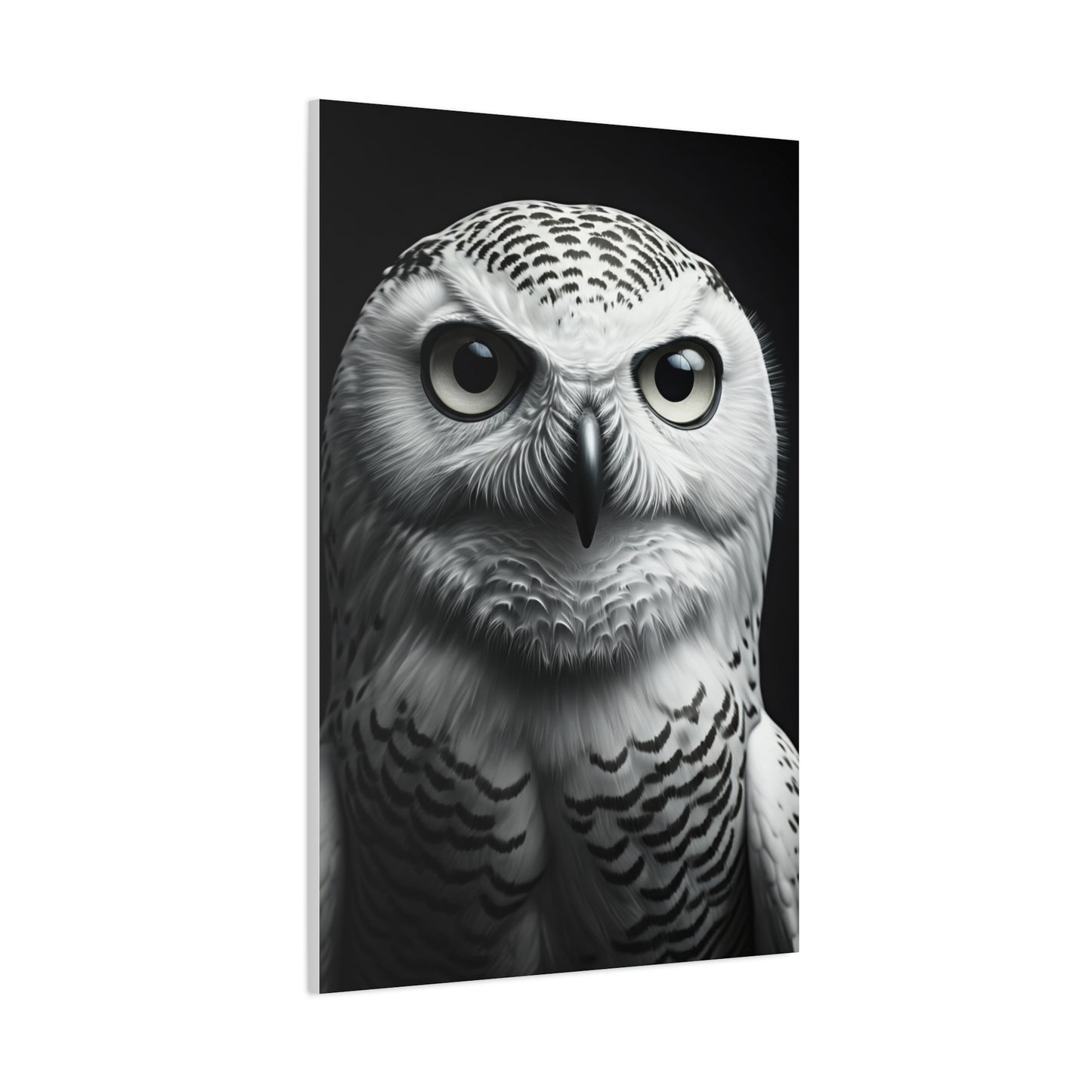 Snowy Owl Intense Gaze Wall Art & Canvas Prints