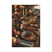 Italian Al Fresco Dinner Table Wall Art & Canvas Print