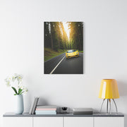 Lamborghini Gallardo Forest Road Charge Wall Art & Canvas Prints