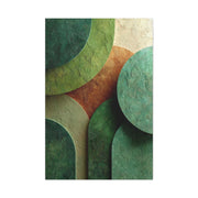 Sage Limewash Organic Green Abstract Wall Art & Canvas Print