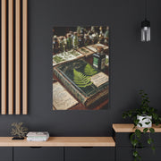 Green Antique Fern Herbarium Study Wall Art & Canvas Print